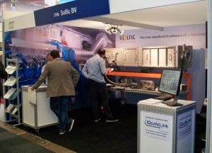 Article image of: Armac als stuurman op de Solfic stand