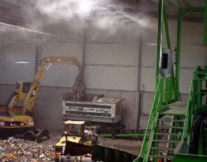 Article image of: Stofonderdrukking met leidingwater