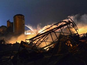 Article image of: Mogelijk tientallen doden bij explosie kunstmestfabriek Texas