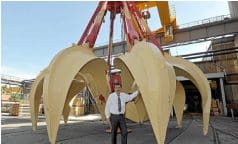 Article image of: Grootste Peiner grijper ooit is operationeel