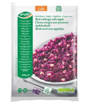 Article image of: Verse rode kool behoudt bij Ardo zijn smaak en warmte door bijzondere trogt