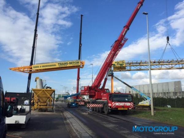 Article image of: Motogroup herstelt ondersteuningsconstructie transportband