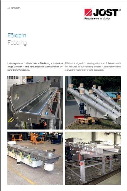 Article image of: Nieuwe brochure Jöst voor Chemie en Voedingsmiddelen