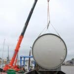 Article image of: Wederom een mijlpaal Tanks met een diameter van 9,1 meter.