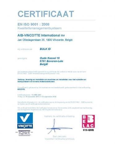 Article image of: Bulk .id behaalt ISO 9001:2008 certificaat.