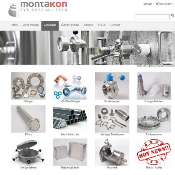 Article image of: Vernieuwde website van Montakon gereed