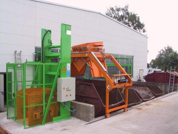 Article image of: Dieterle containerhandling voor schroot- en spanen