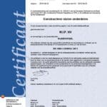 Article image of: M.I.P. Behaalt en 1090 Certificaat
