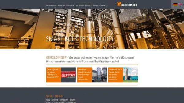 Article image of: Geroldinger GmbH heeft een nieuwe website