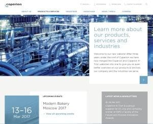 Article image of: Nieuwe website Coperion