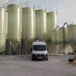 Article image of: Diverse silo’s voor voerfabriek