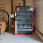 Article image of: Zeer robuuste 50 tons balenpers, speciaal voor o.a. bigbags