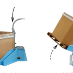 Article image of: Kantelaar voor het eenvoudig leegzuigen van octabins of palletboxen