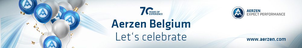 Advertisement by Aerzen Belgie 