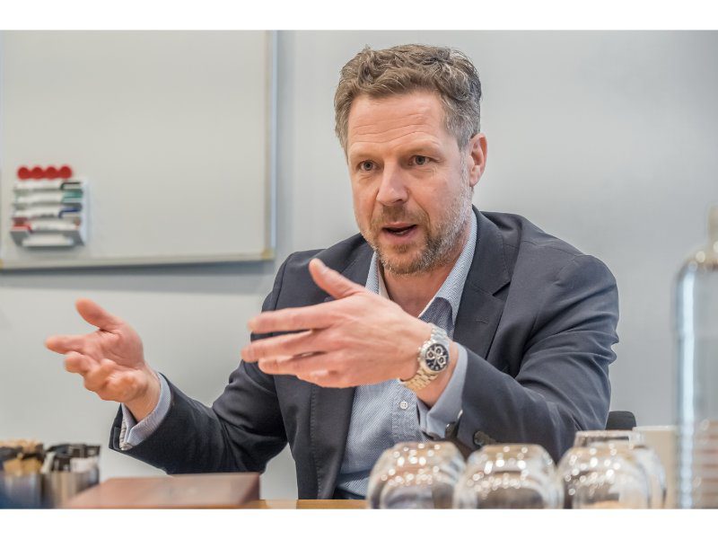 Rieks Reyers, salesmanager bij Dinnissen Procestechnologie.