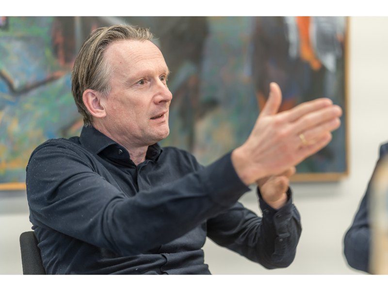 Perry Verberne, algemeen directeur bij Van Beek Schroeftransport.