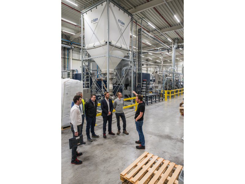 Pet-preform productielijn van Resilux te Wetteren (B).