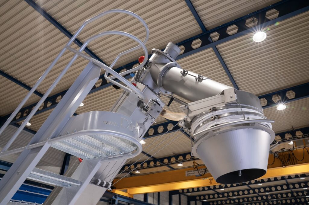 De uitloop van de Dino DR300-S-line, die in standaarduitvoering snel samengebouwd wordt voor levering binnen 8 weken