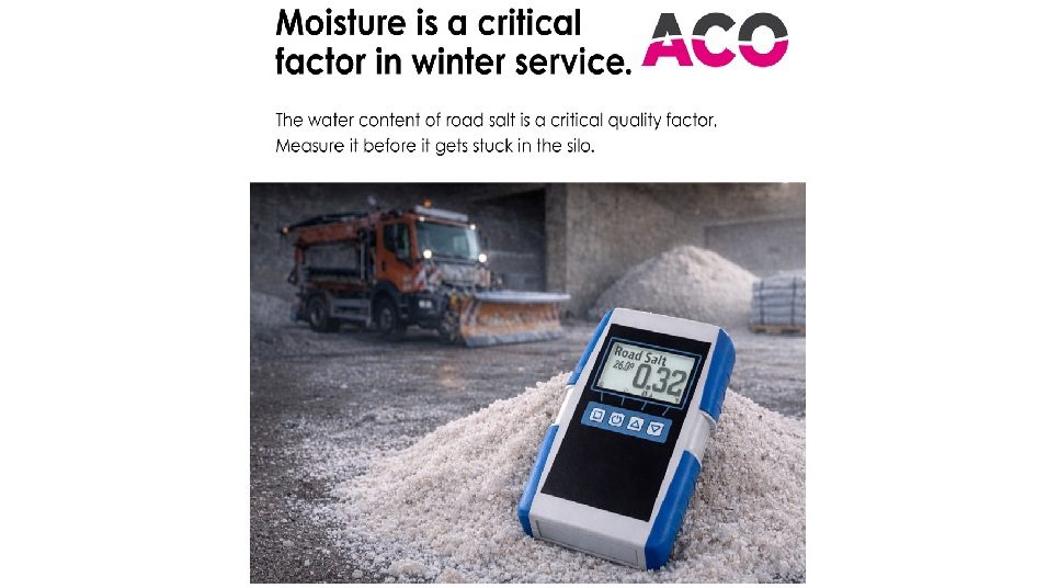 Article image of: Speciale vochtmeetsensor voor controle kwaliteit strooizout