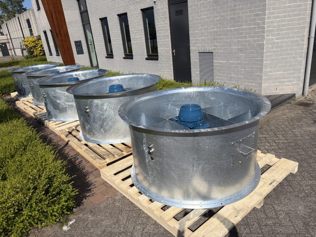 Article image of: ATEX-axiaalventilatoren met groot debiet voor industriële verdampingsinstallatie