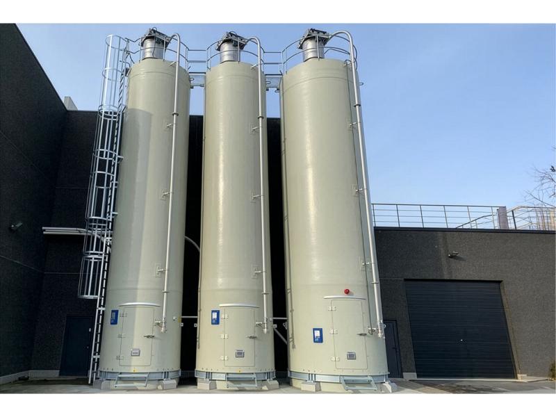 Composiet silo's corroderen niet, oxideren niet en reageren niet met voedsel