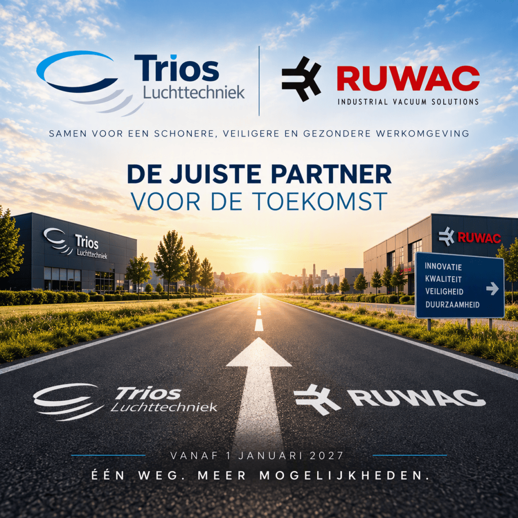 Article image of: Een nieuwe stap voor Trios Luchttechniek en Ruwac